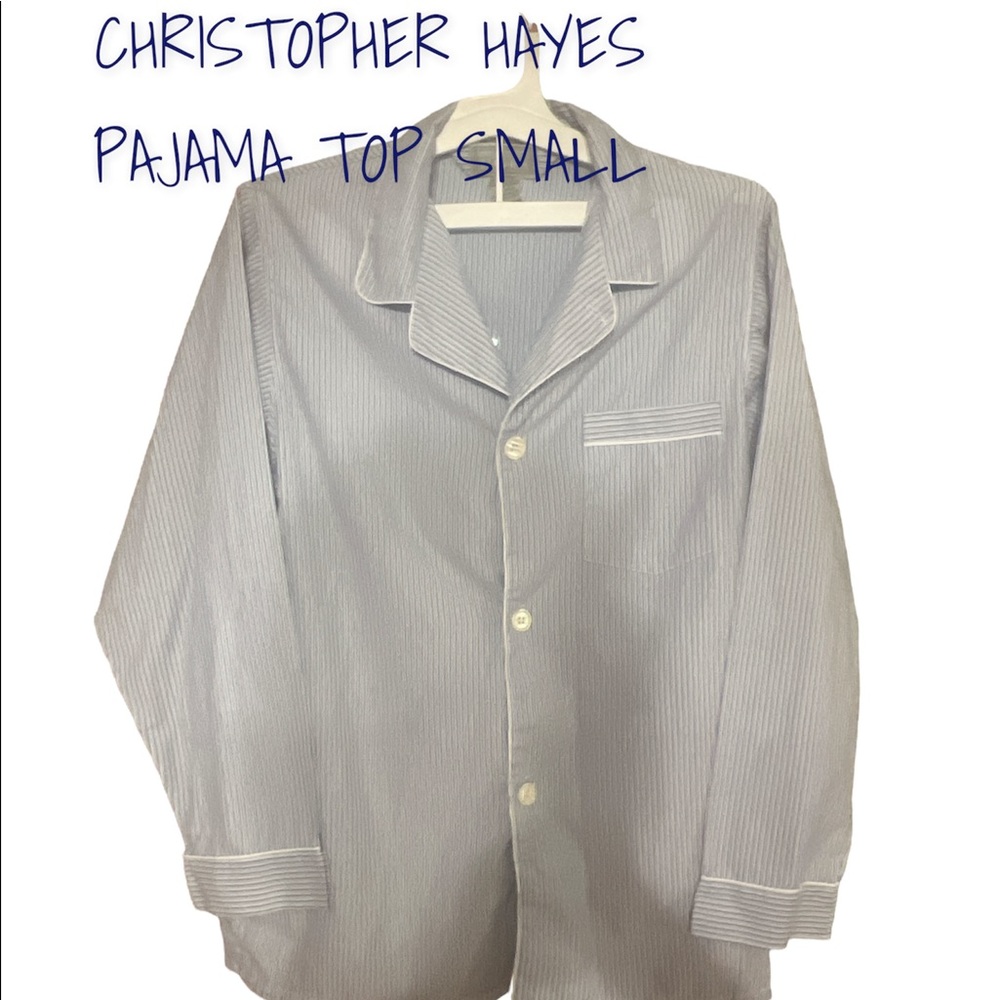 EUC CHRISTOPHER HAYES PAJAMA TOP SMALL